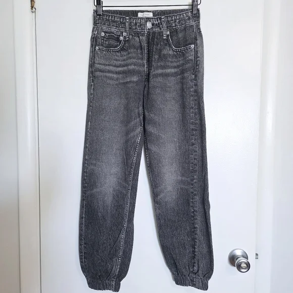 Rag & Bone Miramar Joggers Faded Black Small - Picture 1 of 14